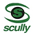 Logo van Scully met een groene &quot;S&quot; en de naam &quot;scully&quot; eronder.